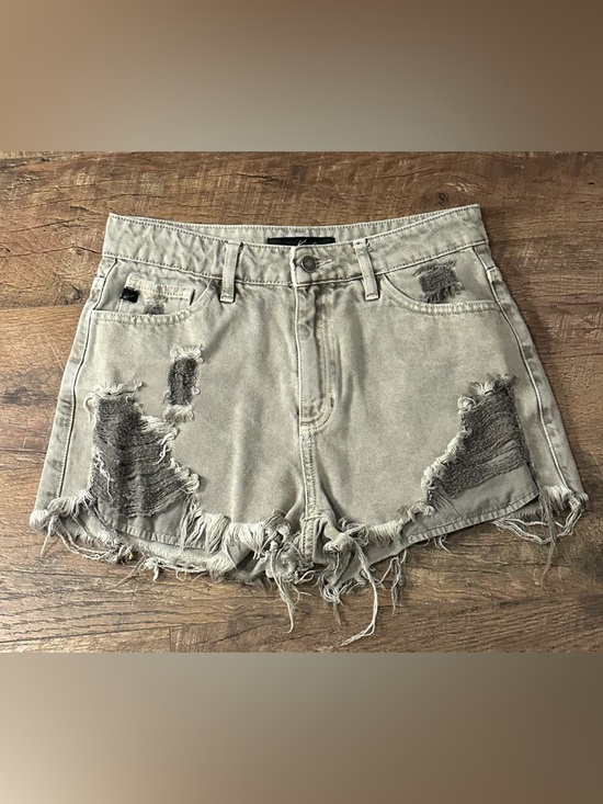 KanCan Pants - KanCan high-rise distressed denim shorts